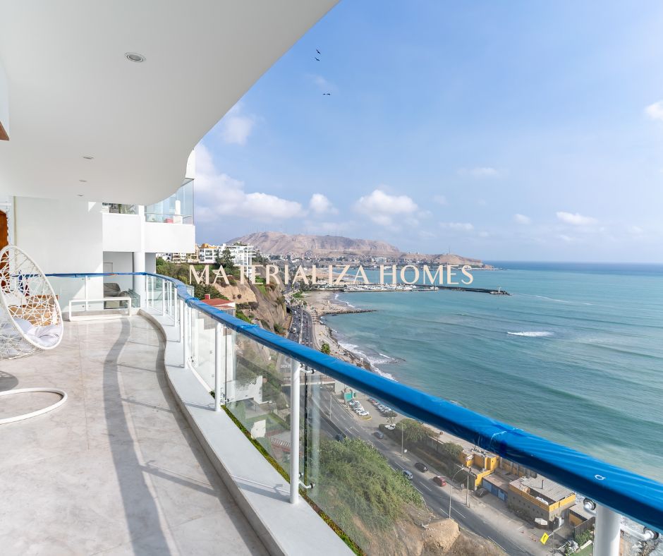 Departamento con maravillosa vista al mar en Barranco Materializa Homes
